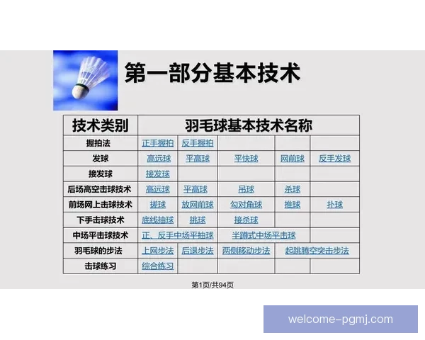 羽毛球训练指南：技术提升与战术应用